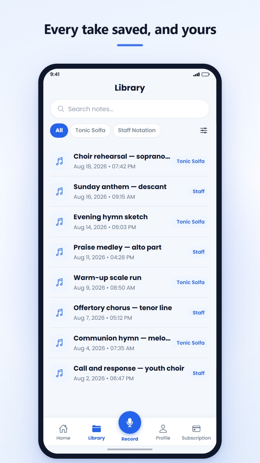 NoteFusion screenshot 3