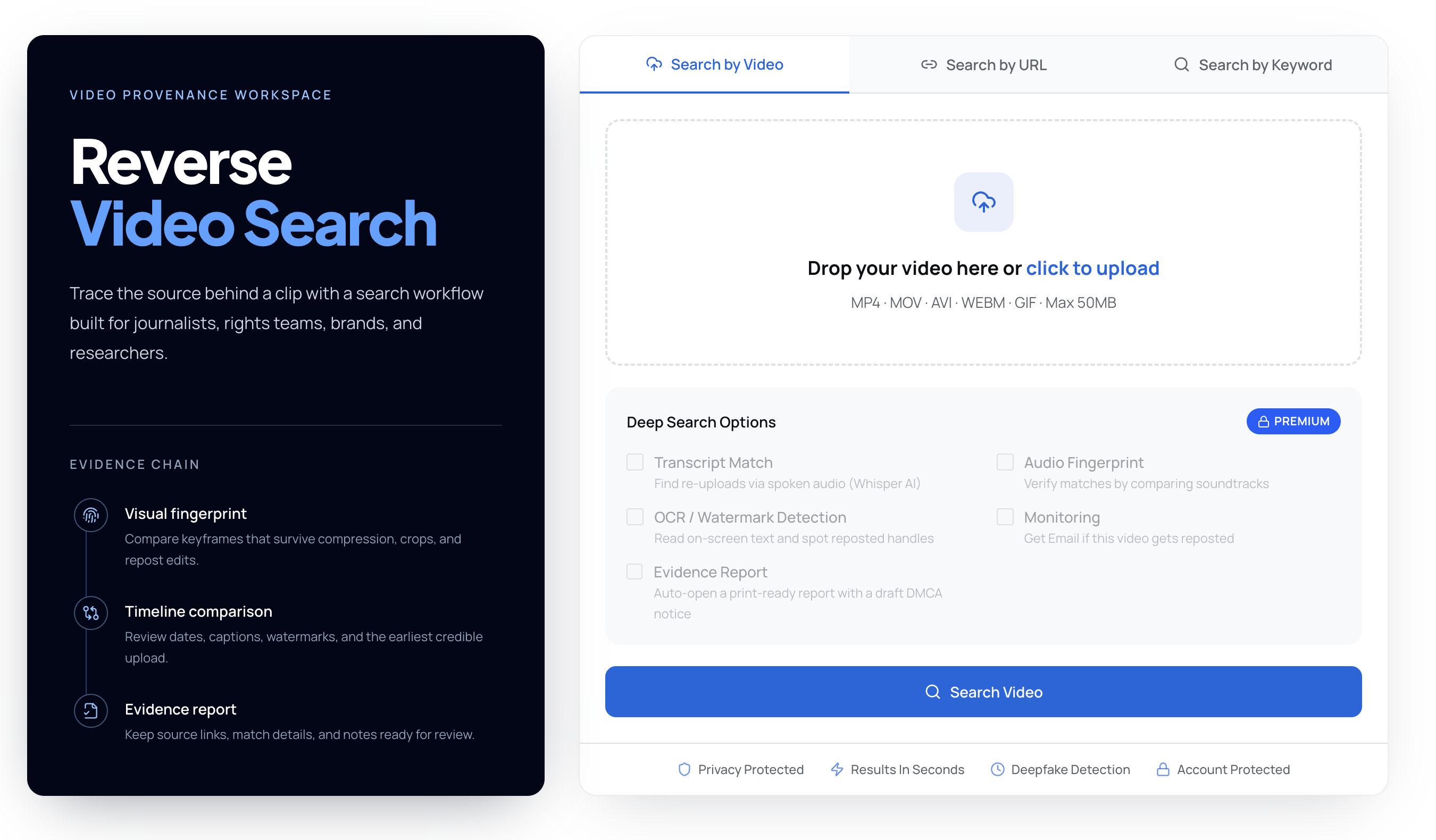 Reverse Video Search screenshot 2