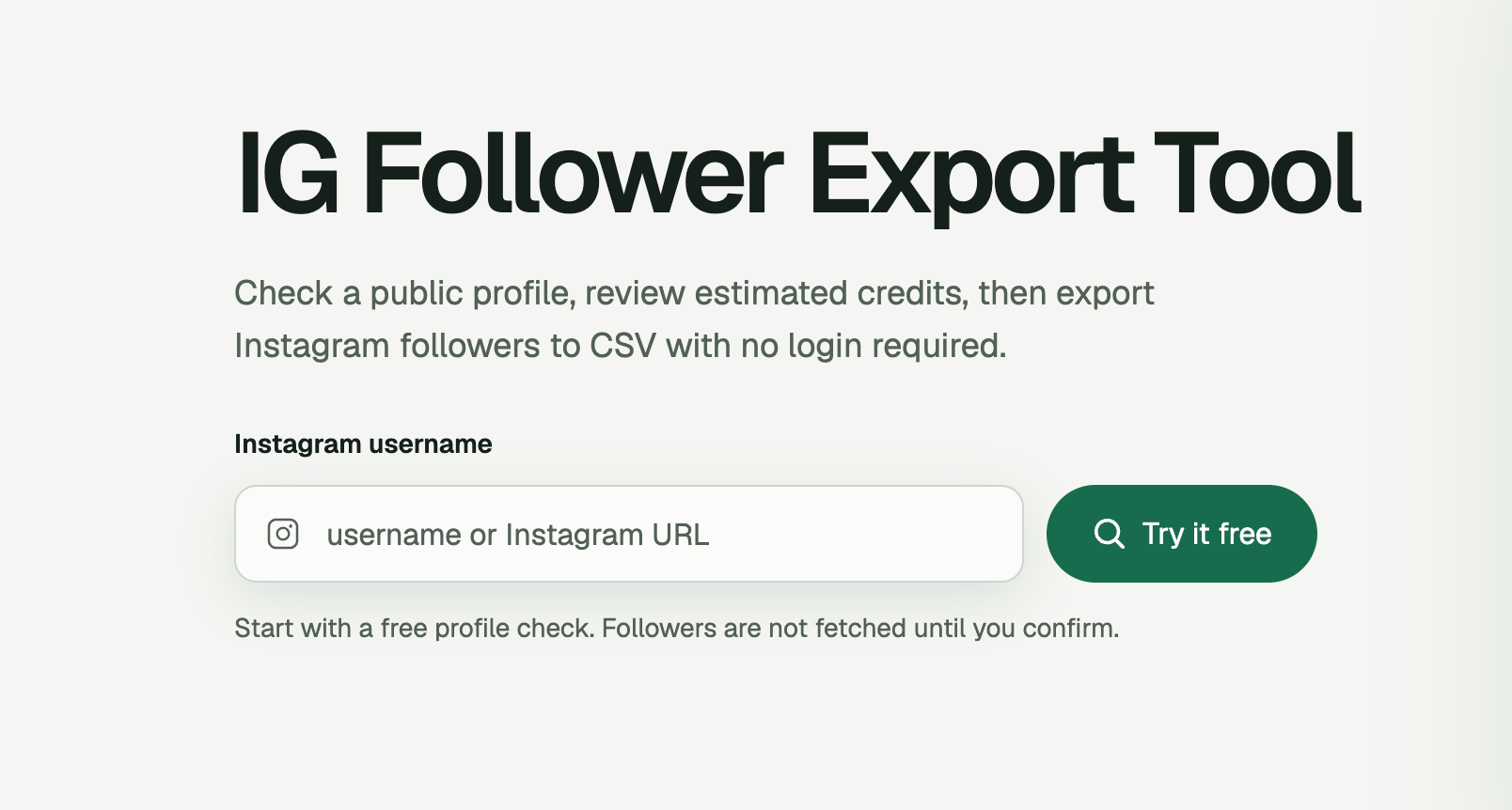 IG Exporter screenshot 1