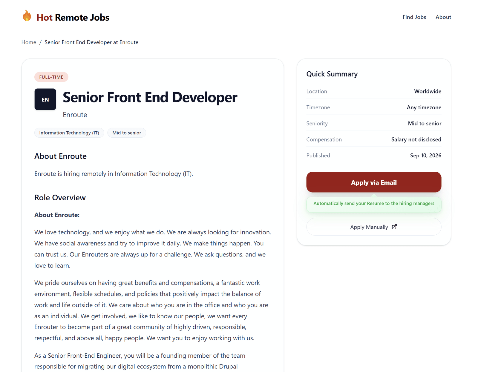 Hot Remote Jobs screenshot 3