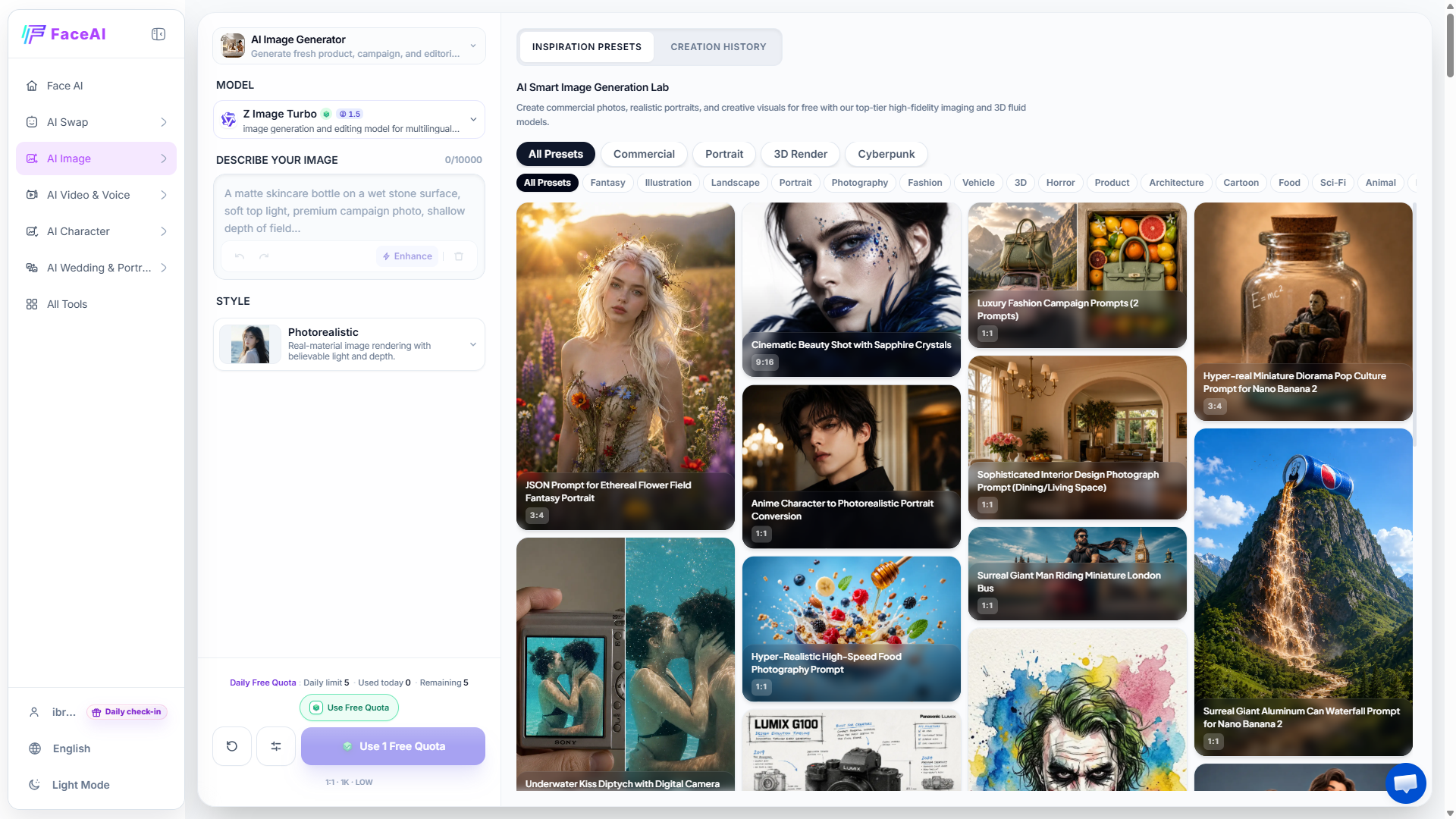 Face AI screenshot 2