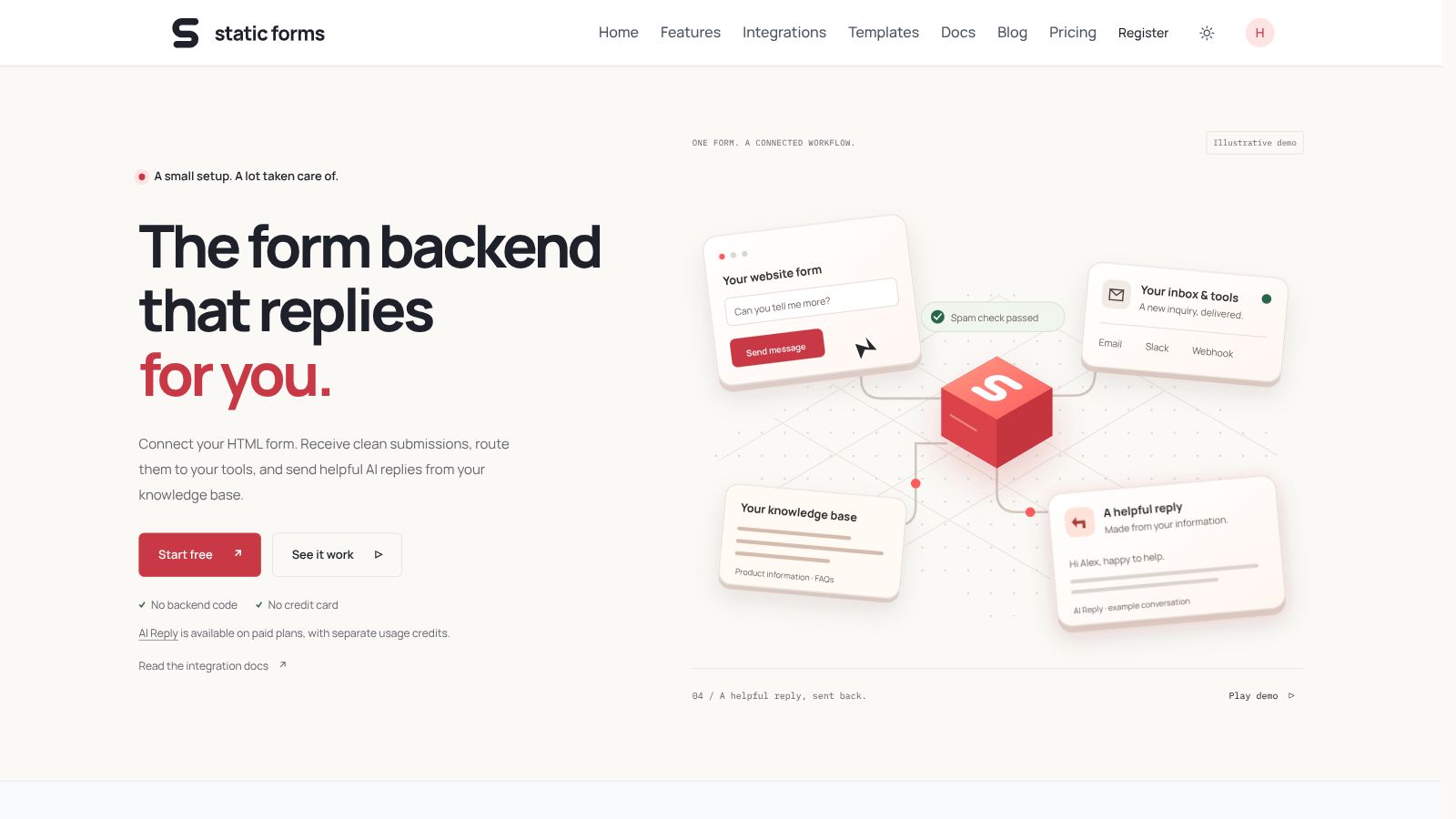 Static Forms screenshot 1