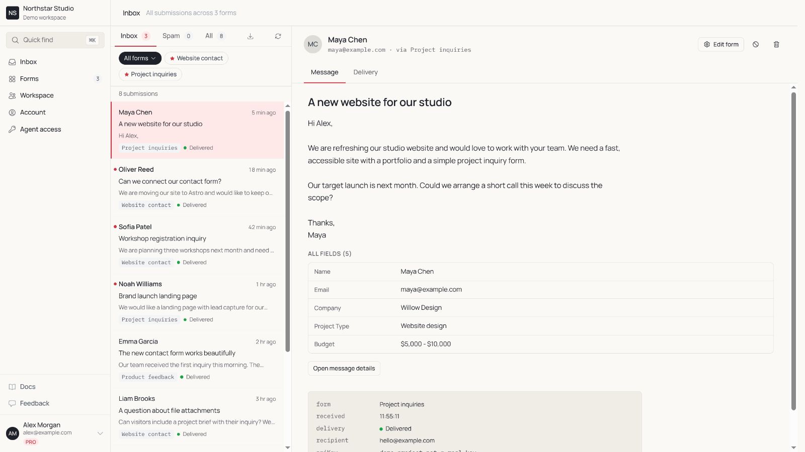 Static Forms screenshot 2