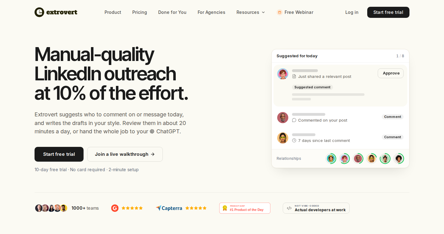 Extrovert screenshot 1