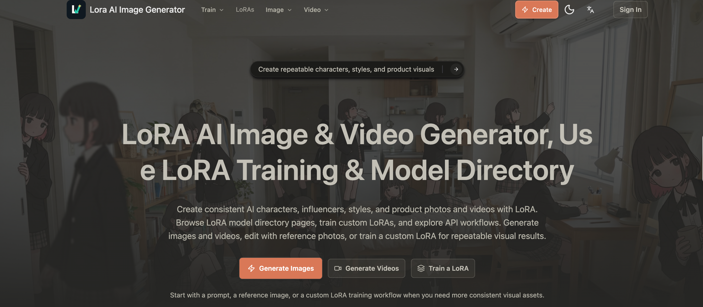 Lora AI Image Generator screenshot 1