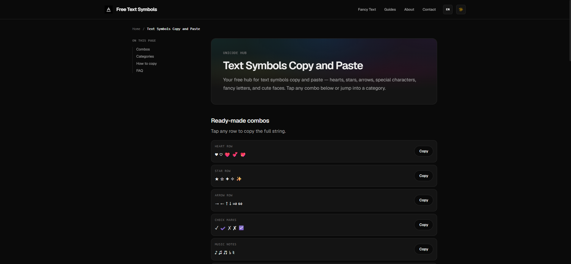 Free Text Symbols screenshot 3