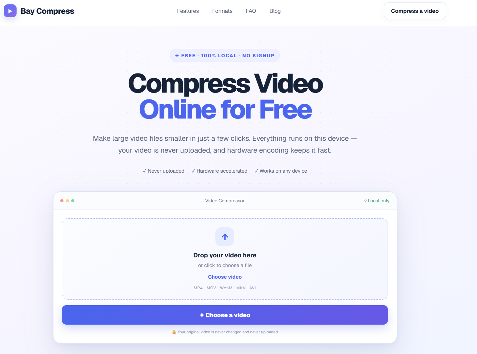 Bay Compress screenshot 1
